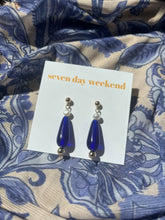 Load image into Gallery viewer, the ophelia in cobalt czech glass